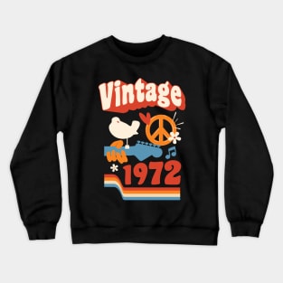 Vintage 1972 - Woodstock Style Crewneck Sweatshirt